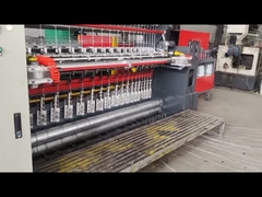 Mesh Lebar 2440mm Fixed Knot Fence Machine Line Wire Space 75mm 220v