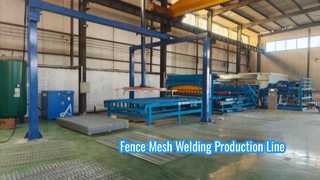 Lini Produksi Pengelasan Panel Pagar Mesh