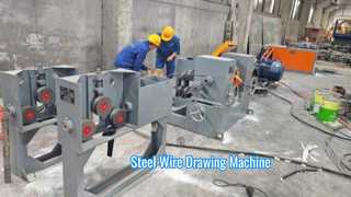 Mesin Menggambar Kawat Baja / Mesin Ribbed Bar Baja Rolling Dingin