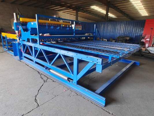 Rebar Diameter 5-12mm Lebar Mesh 2.4m Rebar Steel Wire Mesh Mesin Pengelasan