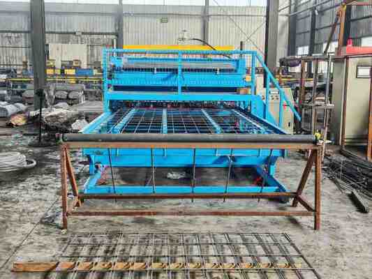 Mesin Las Panel Jaring Konstruksi Lebar 2.4m Transformer 160kva